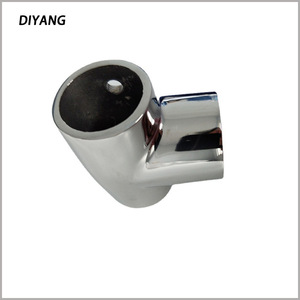 Raccord coudé à 90 degrés en acier inoxydable 316 Diyang pour rampes marines et quincaillerie de bateau - Product Image 2