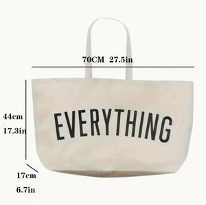 Bolsa de Mano Personalizada con Estampado, Bolsa de Compras para Mujer, Estilo Náutico, Bolsa de Lona, Uso Diario, Reutilizable, Multifuncional - Product Image 4