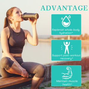 Poudre de mélange de boissons électrolytiques ODM à étiquette personnalisée, complément alimentaire pour augmenter la résistance musculaire et stimuler les niveaux d'énergie chez l'adulte - Product Image 5
