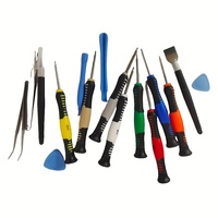 Kit d'outils de réparation électronique professionnel manuel personnalisable OEM (16 pièces) – Tournevis magnétiques pour téléphones et ordinateurs portables