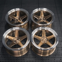 Velg Roda Kustom Forgex 5x114 3 5x100 5x120 Aluminium Alloy 40mm ET Putih untuk Ferrari 296 Honda Civic Type R