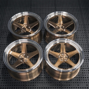 Cerchi in Lega Personalizzati Forgex 5x114.3 5x100 5x120 in Alluminio Bianco ET 40mm per Ferrari 296 Honda Civic Type <span class=keywords><strong>R</strong></span> - Product Image 3