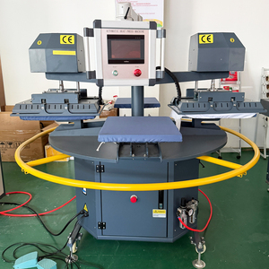 Presse à Chaud Rotative Entièrement Automatique pour T-shirts, Machine de Transfert de Pierres 40x60, Machine de Sublimation par Transfert Thermique, Impression de Strass - Product Image 5