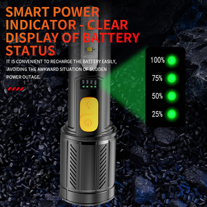 DC Power <span class=keywords><strong>LED</strong></span> Focus <span class=keywords><strong>Torch</strong></span> pin lithium hoạt động Mini Đèn pin khẩn cấp ánh sáng ngoài trời sử dụng ánh sáng cầm tay loại C sạc - Product Image 5