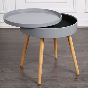 <span class=keywords><strong>Table</strong></span> <span class=keywords><strong>de</strong></span> <span class=keywords><strong>Chevet</strong></span> Nordique Simple Tendance avec Rangement, Petite <span class=keywords><strong>Table</strong></span> d'Appoint/Café – Offre Spéciale - Product Image 3