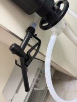 Pompe IBC portable verticale pour transfert de méthanol, air comprimé, produits chimiques, soude caustique et acide nitrique pour l'industrie chimique