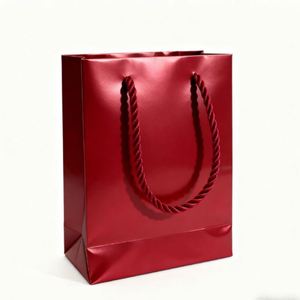 Factory Price Eco-Friendly Biodegradable Recyclable Art Paper Spring Brand Classic Customizable Ribbon Handle UV Printing <b>Bags</b> - Product Image 2