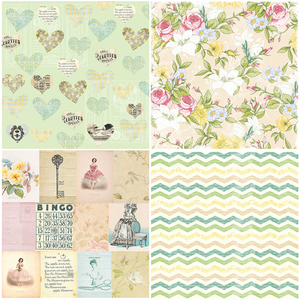 Thème Pretty Lady <span class=keywords><strong>rose</strong></span> Soft Style 24 feuilles 6 "x 6" <span class=keywords><strong>papier</strong></span> cartonné pour <span class=keywords><strong>scrapbooking</strong></span> - Product Image 6