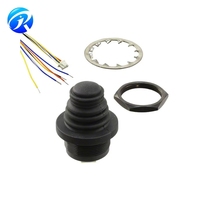 HS6T24SA Digital Mechanical HS Navigation Switch Joystick Thumbstick 2-Axis Panel Mount HS6T-24SA Wire Leads with Connector
