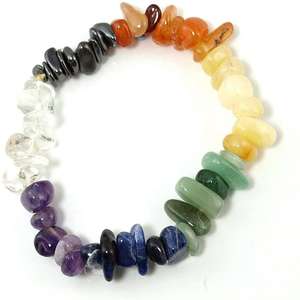 Wholesale Classic Seven Chakra Healing <b>Crystal</b> Strand <b>Bracelet</b> Trendy Religious Parties Weddings Gifts Amethyst Turquoise - Product Image 2