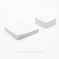 Papier de mélange dentaire jetable épais blanc 50 feuilles/paquet pour poudre de ciment dentaire de laboratoire