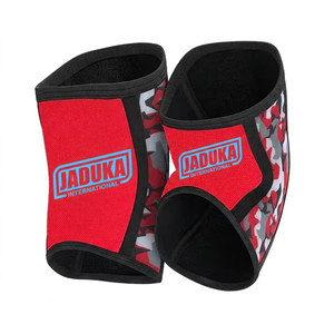 Genouillère de compression en néoprène personnalisable avec logo pour adulte, idéale pour la boxe, l'entraînement et la gym - Product Image 3