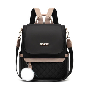 Mochila de viaje antirrobo <span class=keywords><strong>para</strong></span> Mujer, morral escolar a la moda, de Color sólido, <span class=keywords><strong>para</strong></span> <span class=keywords><strong>adolescentes</strong></span> - Product Image 6