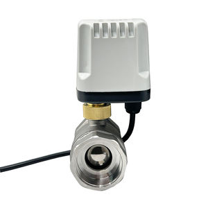 صمام كروي كهربائي من الفولاذ المقاوم للصدأ مقاس 1/2 بوصة و<span class=keywords><strong>3</strong></span>/4 بوصة و1 بوصة و1-1/4 بوصة، 220 فولت و12 فولت و24 فولت، <span class=keywords><strong>3</strong></span> أسلاك و2 تحكم للمياه، محرك عالي العزم - Product Image 4