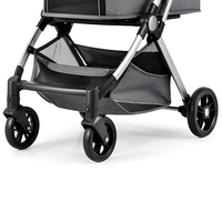 Poussette pliable légère pour animaux de compagnie, 4 roues, chariot pour chien et chat, cadre en alliage d'aluminium amortissant les chocs, voyage en plein air