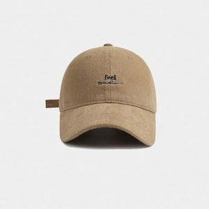 Gorra de Béisbol de Techo Rígido, Deportiva, Curvada, de 6 Paneles, Ajustable, de Algodón, con Bordado de Letras, Protección Solar, Versátil para Toda Ocasión - Product Image 5