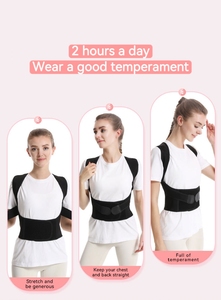 Corrector de Postura Ajustable, Cinturón de Soporte de Clavícula, Material Transpirable y Ecológico para Corrección de Joroba y Soporte de Espalda - Product Image 4