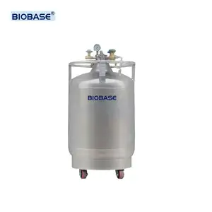 BIOBASE tangki pengisian Nitrogen, kapasitas besar 200 Liter desain leher unik tangki bertekanan sendiri, tangki pengisian nitrogen silinder