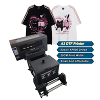 Impresora de Inyección de Tinta A3 LETOP de Fácil Manejo, Impresora Digital de Rollo a Rollo DTF, Paquete con Plotter de Impresión Automática de Grado XP600 DTF