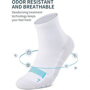 ถุงเท้าคูลแม็กซ์แบบสั้น ครึ่งน่อง สกรีนโลโก้ได้ ถุงเท้ากีฬาสำหรับผู้ชายและผู้หญิง - Product Image 2