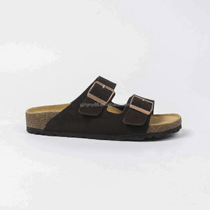 Sandales Birkens personnalisées avec logo pour hommes et femmes, style <span class=keywords><strong>Arizona</strong></span>, en cuir de vachette pleine fleur huilé, semelle intérieure en liège de qualité supérieure, directement de l'usine - Product Image 6