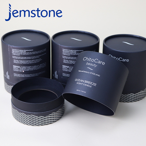 Envase redondo personalizado para alimentos, caja de tubos de papel, sellado de polvo, embalaje de tubos de papel - Product Image 2