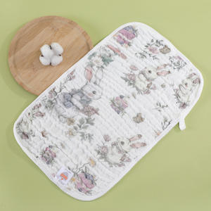 Usine personnalisée bambou coton bébé couverture douce mousseline nouveau-né Swaddle 6 couches pépinière <span class=keywords><strong>serviette</strong></span> de bain jeter couvertures pour filles et garçons - Product Image 4