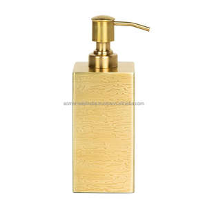 Elegant Gold <b>Bathroom</b> Set Stainless Steel Lotion Dispenser <b>Waste</b> <b>Bin</b> Tissue Box Soap Dish Towel Tray Toothbrush Stand OE - Product Image 5