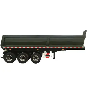 Vehicle Master High quality 3 axle Dumper Semi Trailer Hydraulic 60 tons rear tipper trailer 30 35 40 cubic meter Dump trailer
