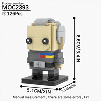 Set de Bloques de Construcción de Personajes de la Guerra Espacial, Kits de Bricolaje, Ladrillos MOC, Juguetes para Niños, Regalo, MOC2393