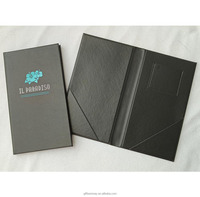 (Offre Spéciale) Pu Bill Folder Restaurant Leather Check Presenter