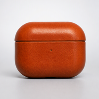 Étui pour AirPods 3 en cuir véritable, protection premium, antichoc, logo personnalisé, marque privée, OEM, ODM, vente en gros, usine