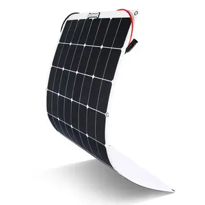 Monokristallines flexibles silizium-Solarpanel nach Maß 100 W