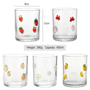 Bicchiere di Lusso Ortus Home con Decorazione 3D a Forma di Frutta, Riutilizzabile, Lavabile in Lavastoviglie, Parete Spessa, Colorato, per <span class=keywords><strong>Caffè</strong></span> - Product Image 6