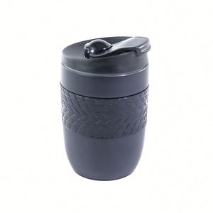 แก้วสแตนเลสเก็บความร้อนสองชั้น รูปทรงยางรถยนต์ ปลอดสาร BPA ของขวัญส่งเสริมการขายร้าน 4S แบบกำหนดเองได้ - Product Image 1