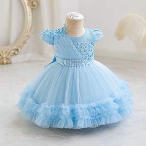 Nouvelle Robe de Bébé Fille pour Anniversaire 1 An, Baptême, Fête de la Maternelle, Sélection Beauté, Robe de Cérémonie pour Bébé Fille - Product Image 5