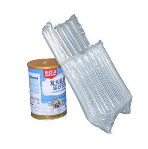 Inflatable Packing Supplier Package Milk Power Can Bubble Cushion Bag Safe Air Filled Cushion Bags