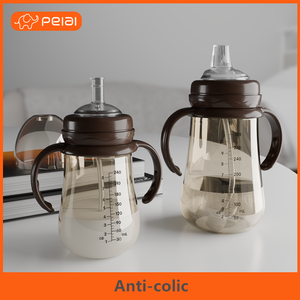 Bouteilles de lait pour bébé en plastique de qualité alimentaire, écologiques, sans BPA, personnalisées, 240 ml/300 ml - Product Image 6