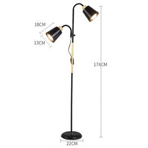 Haute qualité mère <span class=keywords><strong>et</strong></span> <span class=keywords><strong>fils</strong></span> salon lumière debout concepteur luxe Arc Double tête <span class=keywords><strong>et</strong></span> interrupteur lampadaires avec E27 Blub - Product Image 6