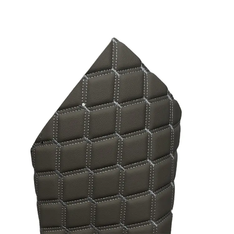 Car seat And Car Mat leather material with pvc leather And 3-8mm foam Factory Wholesale Car Foam Embroidery sponge