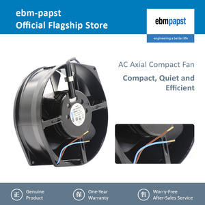 Ventilador Axial de Refrigeración Eléctrico ebmpapst W2S130-AA03-97 de 130 mm, 230 V CA, 45/39 W, 0.31/0.25 A, 2800/3250 RPM, Rodamiento de Bolas, Totalmente Metálico, OEM, ODM - Product Image 2