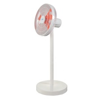 Stockage facile Télécommande intelligente portable WiFi Batterie DC12V Ventilateur sur pied à énergie solaire rechargeable