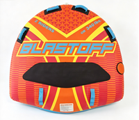 Tube gonflable de sport nautique durable pour 2 personnes, remorquable par bateau, pour divertissement en mer et en lac