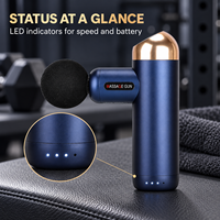 Pistolet de massage musculaire portable en gros avec 4 accessoires, séance de 20 minutes pour les athlètes, la remise en forme et la récupération après l'entraînement