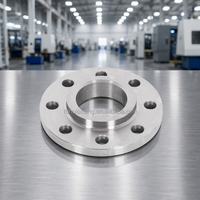 Bride à enfiler SO RF en acier inoxydable F904L DN50 150LB, usinée CNC, percée et filetée, conforme ASME B16.5, ODM, acier 316