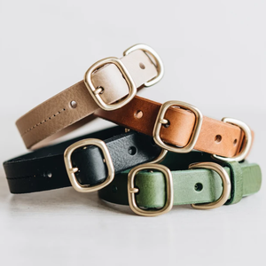 Collar de perro de cuero genuino para mascotas, Collar personalizado para gatos, correa para el cuello, collares para perros para decoración de cachorros - Product Image 6