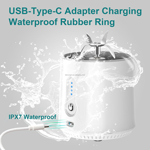 2024 Đen Thứ Sáu món quà cá nhân xách tay máy xay sinh tố Máy ép trái cây 500ml 6 lưỡi thép không gỉ USB sạc điện máy xay sinh tố Máy ép trái cây - Product Image 2