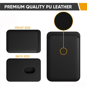 23 aimants puissants, porte-cartes en cuir PU avec logo personnalisé, portefeuille magnétique pour <span class=keywords><strong>iPhone</strong></span> 16 Pro Max 15 14 <span class=keywords><strong>13</strong></span> 12, étuis Mag pour hommes et femmes - Product Image 2