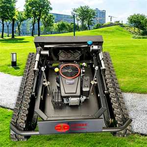 Offre Spéciale coupe-herbe Robot Diesel jardin champ foin Cortador télécommande tondeuse à gazon avec chenilles en caoutchouc - Product Image 1
