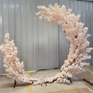 Árboles <span class=keywords><strong>de</strong></span> Flores <span class=keywords><strong>de</strong></span> Cerezo Artificiales <span class=keywords><strong>de</strong></span> Seda, Arco <span class=keywords><strong>de</strong></span> Flores <span class=keywords><strong>de</strong></span> Sakura para Decoración <span class=keywords><strong>de</strong></span> Bodas en Interiores y Exteriores, Arco Floral Artificial para Bodas - Product Image 5